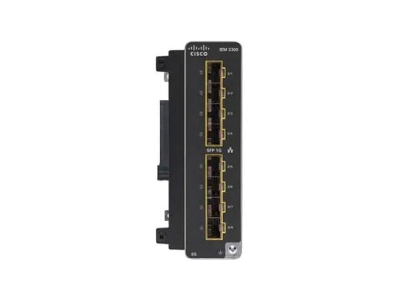 Cisco Catalyst IE3300 with 8 GE SFP Ports Expansion Module - For Data