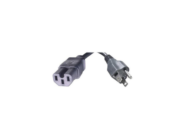 HP 2.5M C15 to NEMA 5-15P Power Cord