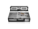 iStarUSA D-200SEA-SL-RAIL24 2U Compact Stylish Rackmount Chassis with Silver SEA