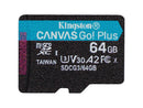 Kingston Canvas Go! Plus 64 Gb Class 10/Uhs-I (U3) Microsdxc