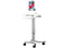 CTA Digital Height-Adjustable Rolling Security Medical Workstation Cart for 7-14