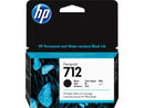 HP 712 38ml Black DesignJet Ink Cartridge, 3ED70A