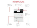 Canon imageCLASS MF751Cdw Wireless Multifunction Laser Printer 5455C015