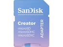 SANDISK 128GB Creator microSD UHS-I Card with SD Adapter - Up to 190MB/s, for