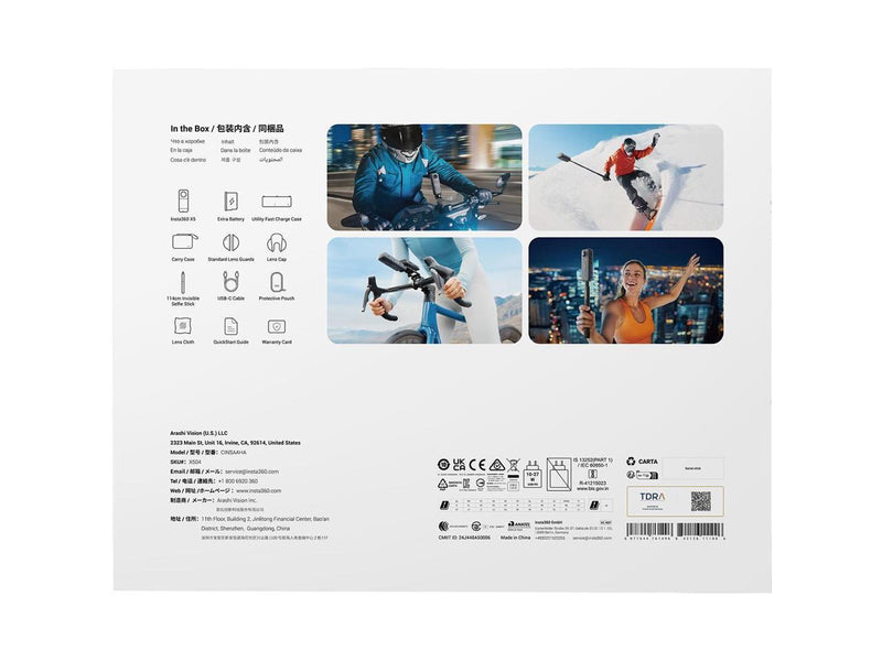 Insta360 X5 8K 360 Action Camera Essentials Bundle