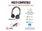 Poly Blackwire 3320 Stereo USB-C Headset +USB-C/A Adapter - Stereo - USB Type C,