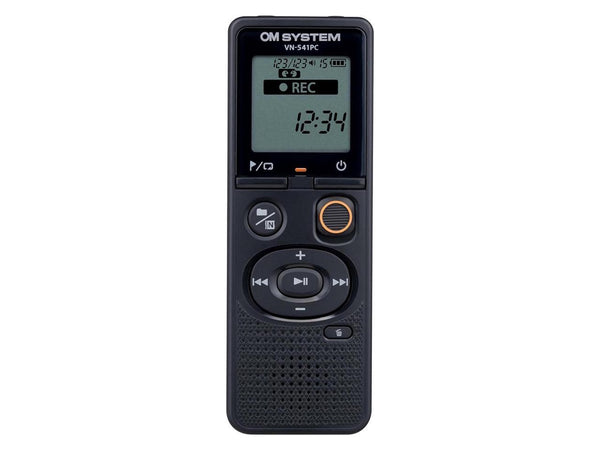 OM SYSTEM VN-541PC 4GB Digital Voice Recorder, Black #V420040BU000
