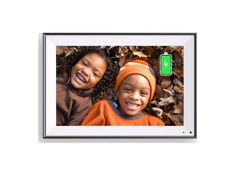 Cozyla 10.1" WXGA Wi-Fi Rechargeable Touchscreen Digital Picture Frame, Black