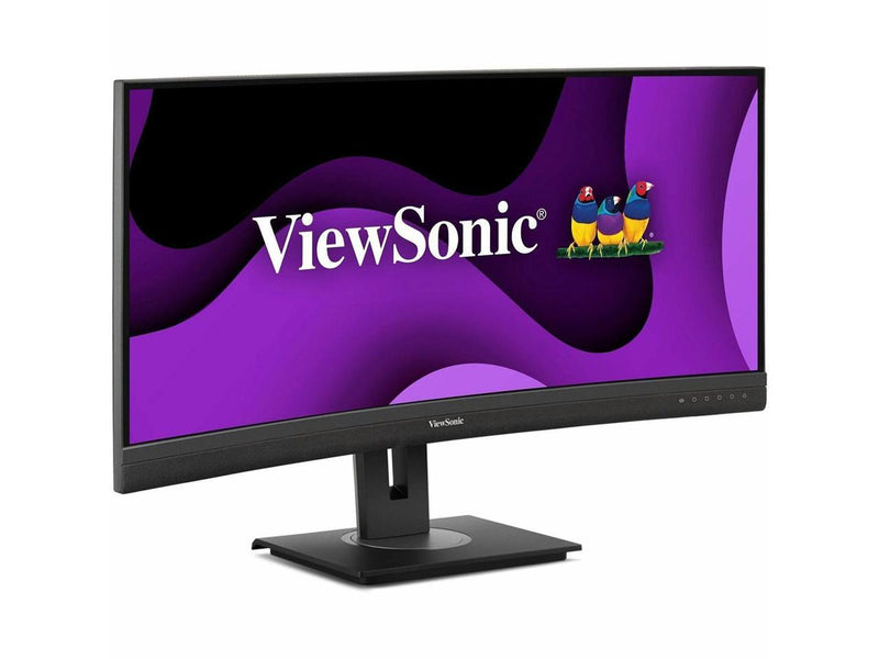 ViewSonic VG3456CA 34" 21:9 4K UWQHD 100Hz USB-C Docking Curved IPS LED Monitor