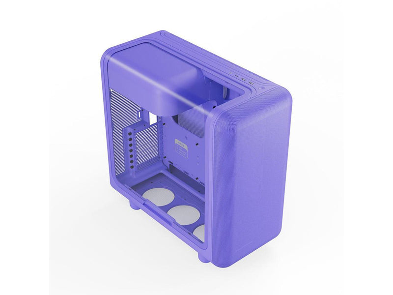 HYTE CS-HYTE-X50G-TM Purple ABS / Steel / Tempered Glass ATX Mid Tower Case