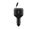 Belkin 75W Dual Port USB Car Charger - 1xUSB-A, 1xUSB-C w/ Retractable USB-C