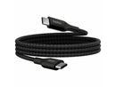 Belkin 240W USB-C to USB-C Cable - Nylon, Braided - M/M - 3.3ft/1m - Black -