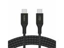 Belkin 240W USB-C to USB-C Cable - Nylon, Braided - M/M - 3.3ft/1m - Black -