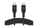 Belkin 240W USB-C to USB-C Cable - 480 Mbps - Nylon, Braided - M/M - 2m/6.6ft -
