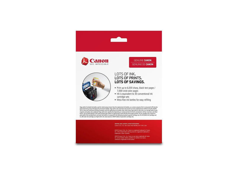 Canon GI-290 Cyan/Magenta/Yellow Ink Bottle Value Pack