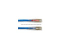 TAA GigaTrue 3 CAT6A 650-MHz Patch Cable (F/UTP), Slimline, Lockable, Blue,