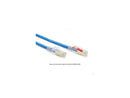 TAA GigaTrue 3 CAT6A 650-MHz Patch Cable (F/UTP), Slimline, Lockable, Blue,