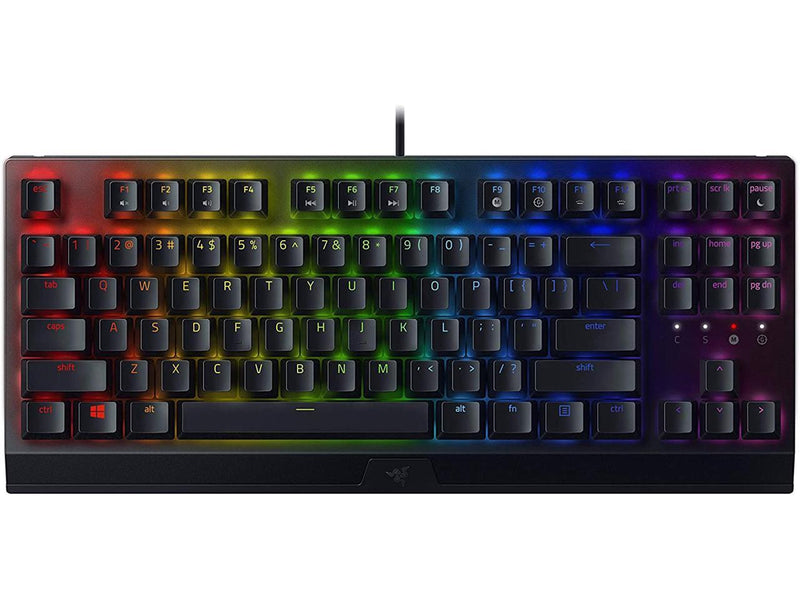 Razer BlackWidow V3 Tenkeyless TKL Mechanical Gaming Keyboard: Green Mechanical