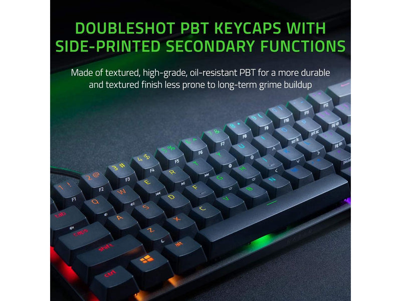 Razer Huntsman Mini 60% Gaming Keyboard: Fastest Keyboard Switches Ever - Linear