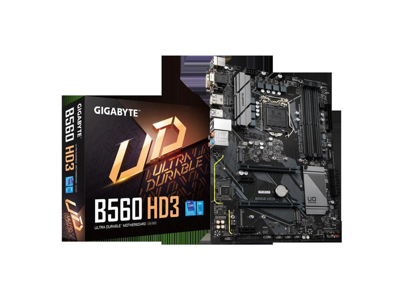 GIGABYTE B560 HD3 LGA 1200 Intel B560 SATA 6Gb/s ATX Intel Motherboard