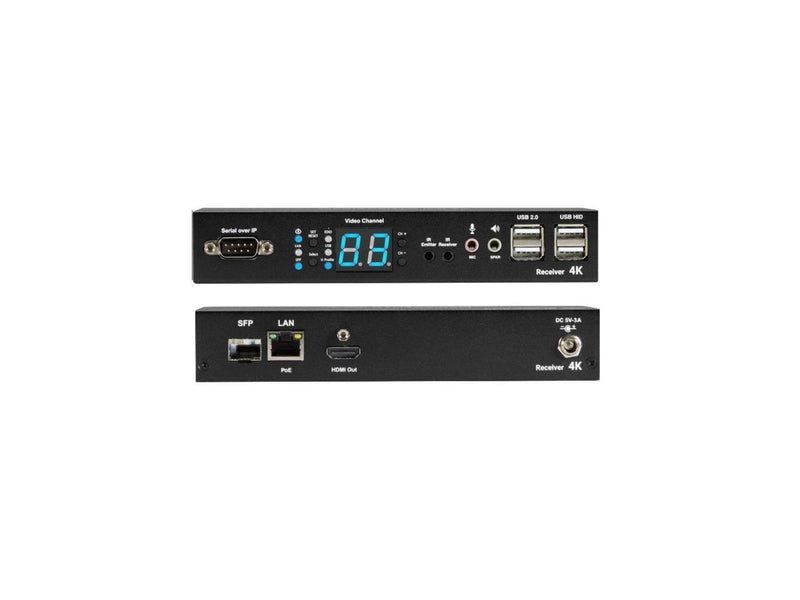 Black Box VX-HDMI-4KIP-RX MediaCento IPX 4K Receiver HDMI USB Serial IR Audio