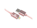 Iessentials IEN-BC10L-RGLD 10 ft. Charge & Sync Braided Lightning to USB Cable,