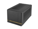 SG14B,Black,Small form factor chassis ,Plast front Panel,Steel body,  (15.25" or
