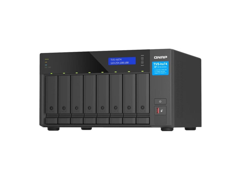 QNAP TVS-h874X-i9-64G SAN/NAS Storage System - 1 x Intel Core i9 i9-12900