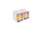 Economy Round Ring View Binders 3 Rings 1" Capacity 8.5 x 5.5 White 6/Carton