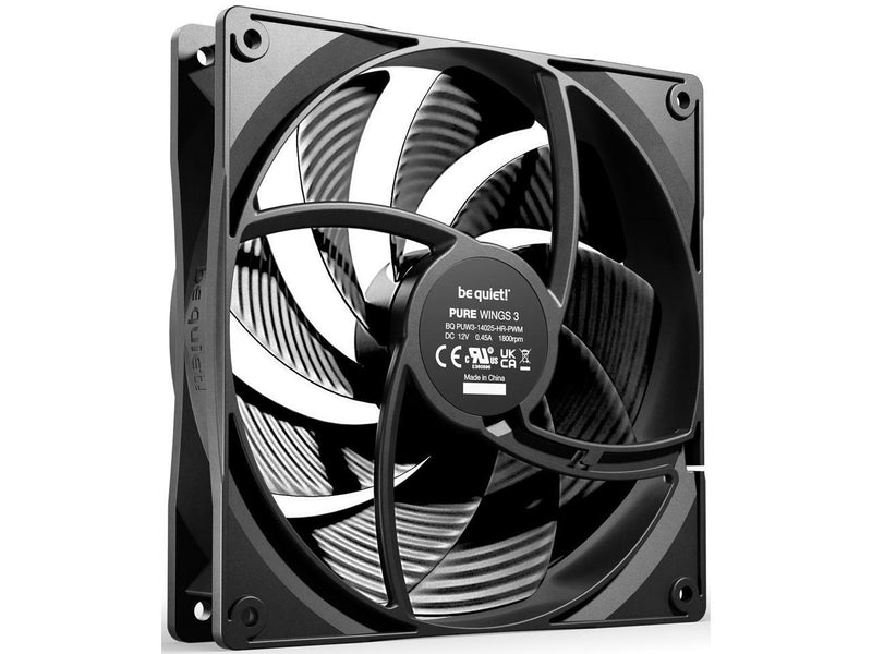Pure Wings 3 | 140mm Case Fan | High Performance Cooling Fan | Compatible with