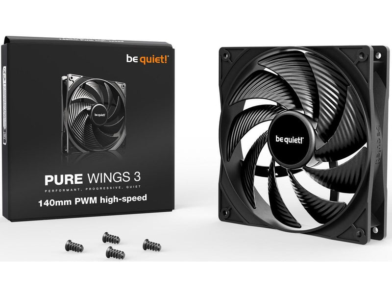 Pure Wings 3 | 140mm Case Fan | High Performance Cooling Fan | Compatible with