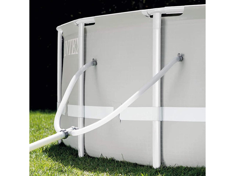 Intex 26711EH 12 foot x 30 inch Prism Frame Above Ground Swimming Pool with Pump