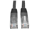 TRIPP LITE N200-005-BK 5 ft. Cat 6 Black Cat6 Gigabit Molded Patch Cable RJ45