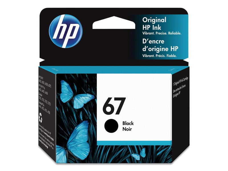 HP 67 3YM56AN Inkjet Ink Cartridge Black in Retail Packaging