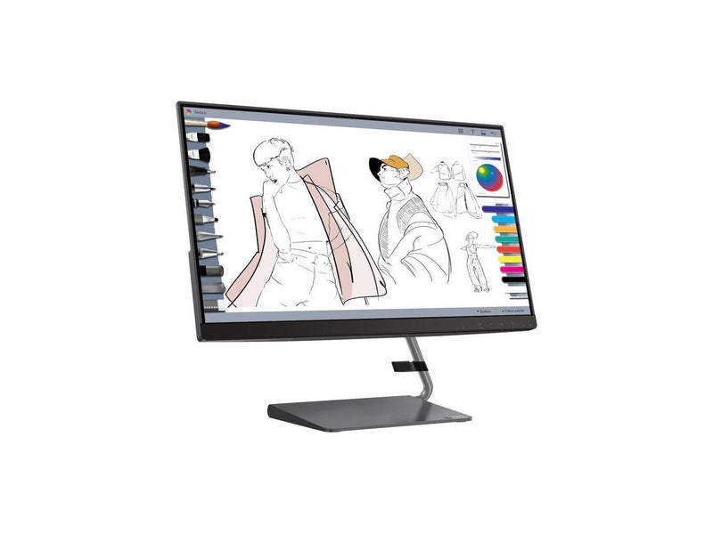 Lenovo Q24h-10 23.8" QHD (2560 x 1440) USB-C LCD Monitor, LED Backlit, AMD