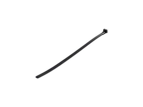 StarTech 10" Reusable Cable Ties Black XL Releasable Plastic Zip Ties UL1000pk