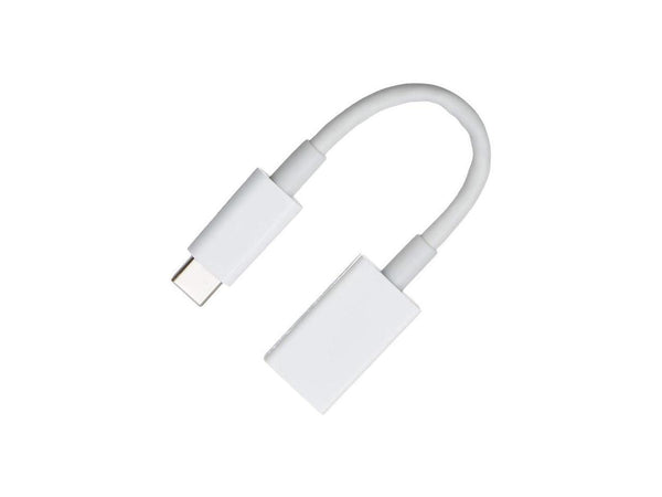 4XEM USB-C Male to USB-A Female Adapter-White 4XUSBCUSB3AFW