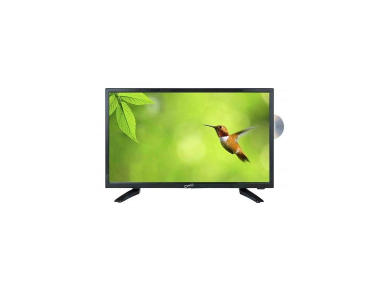 19 Inch Supersonic SC-1912 12 Volt AC/DC LED 1080p Digital HDTV  w/ DVD Player