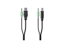 Belkin TAA USB/AUD SKVM CBL USB A/B 3.5mm Audio F1D9022B10T