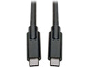 TRIPP LITE USB C to Type C Cable 3.1 Gen 1, 5 Gbps 3A Rating, 10' (U420-010)
