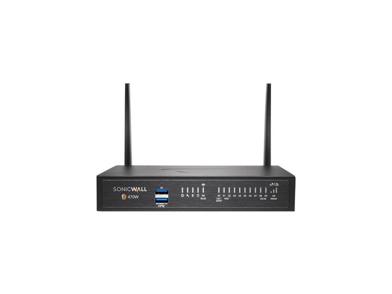 SonicWall TZ470W Wireless Firewall w/ Secure Upgrade Plus (2-Year Essential
