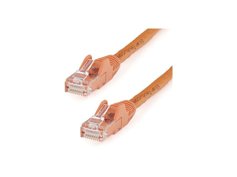 StarTech N6PATCH3OR 3 ft Orange Snagless Cat6 UTP Patch Cable