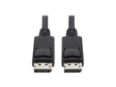 Tripp Lite P580AB-006 6ft High-Speed DisplayPort Antibacterial Cable Black