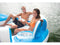 Intex 56299EP Inflatable Splash N Chill Lake Pool Island Raft Lounger, 7 adults