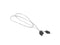 Supermicro 55cm 30AWG SATA S-S Cable