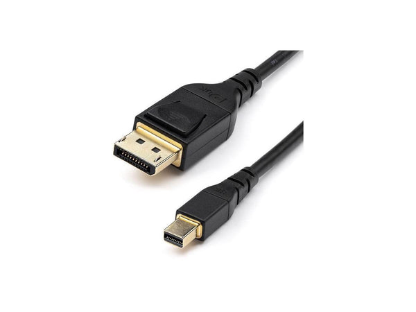 StarTech.com 6ft (2m) VESA Certified Mini DisplayPort to DisplayPort 1.4 Cable -