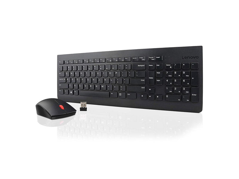 Lenovo 510 Wireless Keyboard & Mouse Combo, 2.4 GHz Nano USB Receiver, Full