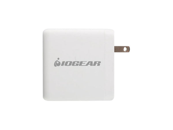 IOGEAR GPAWC100W GearPower 100W USB-C GaN Charger [USB-IF]