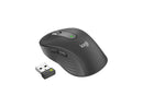 Logitech Signature M650 Mouse - Wireless - Bluetooth/Radio Frequency - Graphite