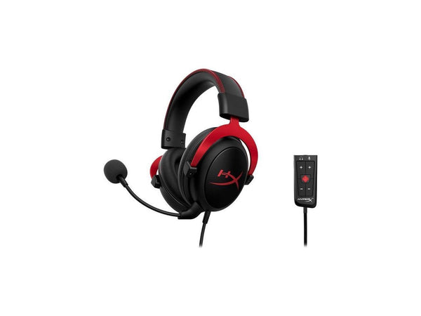 HyperX Cloud II - Gaming Headset, 7.1 Surround Sound, Memory Foam Ear Pads,